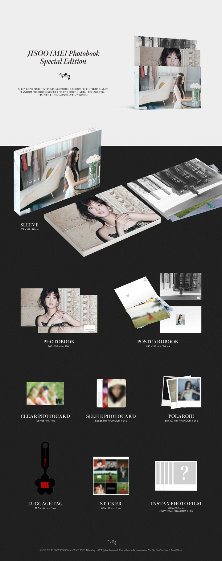 JISOO  ME PHOTOBOOK  SPECIAL EDITION