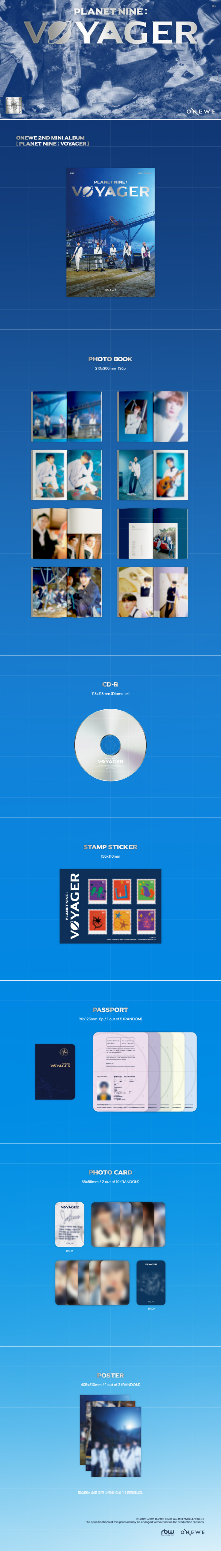 ONEWE 2nd Mini Planet Nine VOYAGER