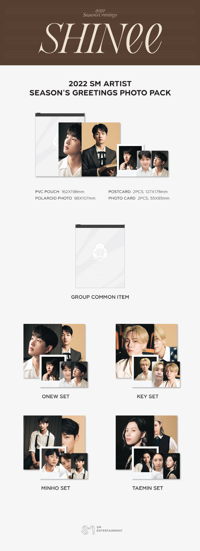 SHINee 2022 SEASONS GREETINGS PHOTO PACK TAEMIN