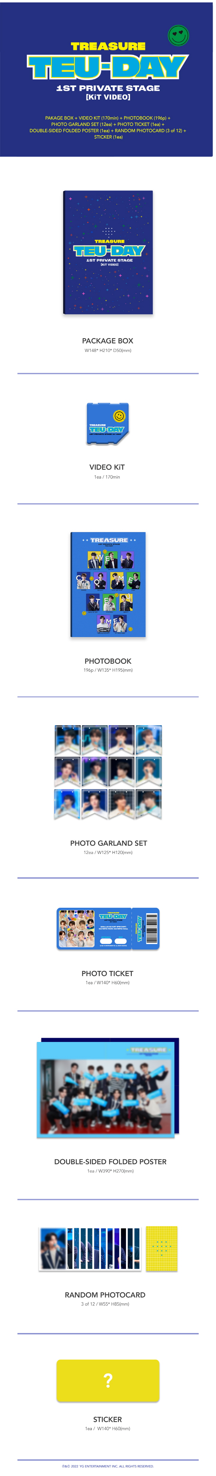TREASURE 1ST PRIVATE STAGE TEUDAY KiT VIDEO