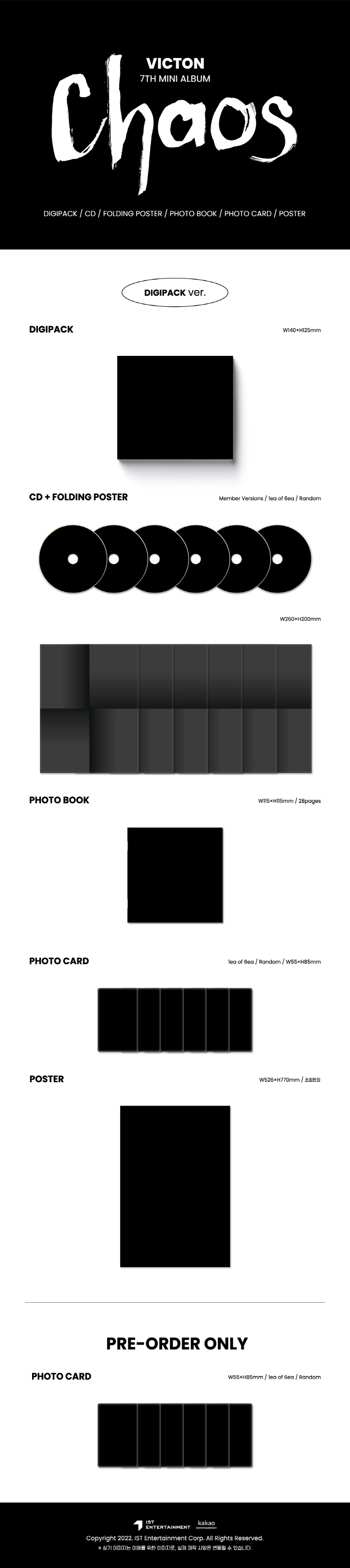 VICTON 7TH MINI Chaos DIGIPACK Ver