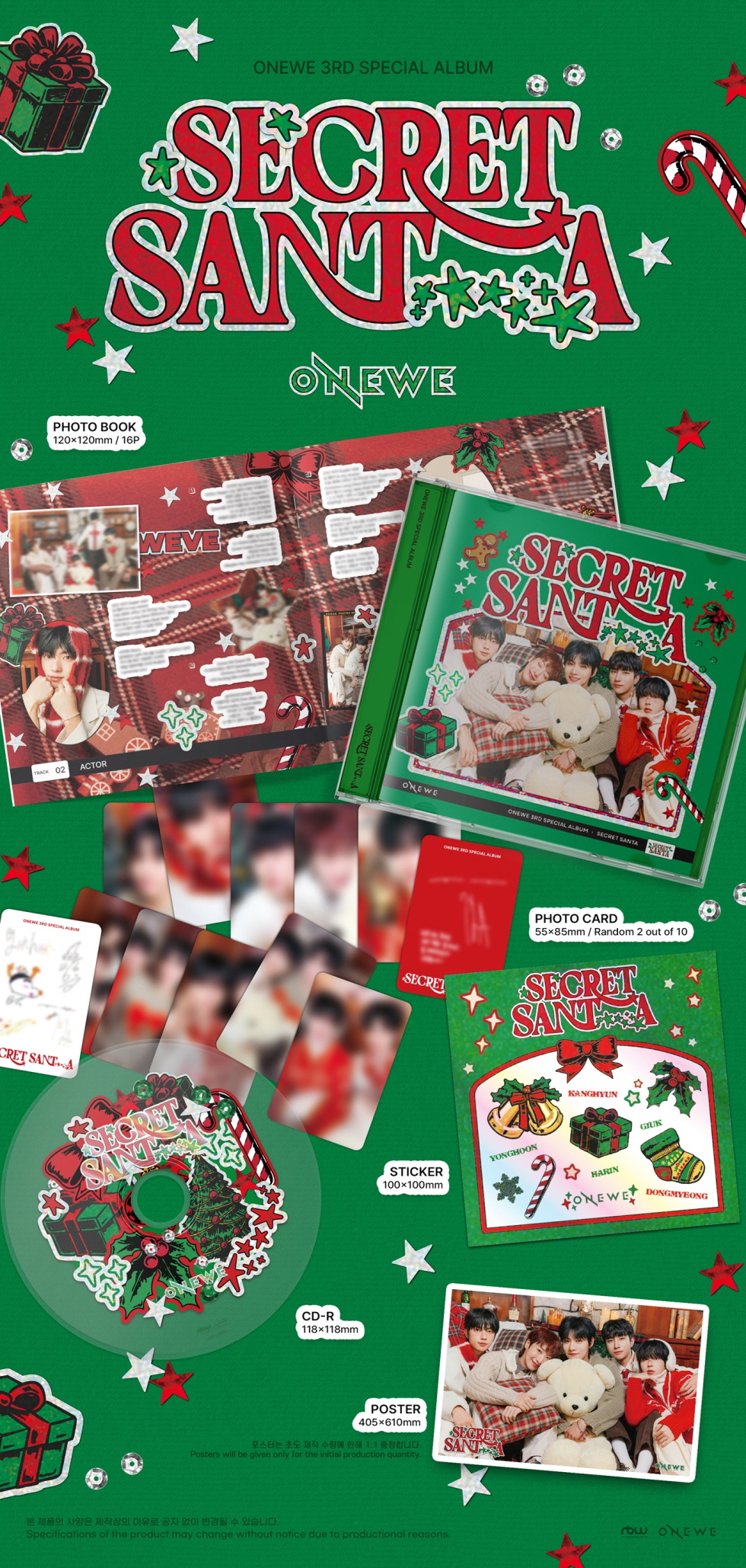 ONEWE 3rd Special Album SECRET SANTA
