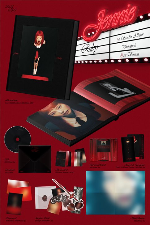 JENNIE The 1st Studio Album Ruby Photobook – Zen Version