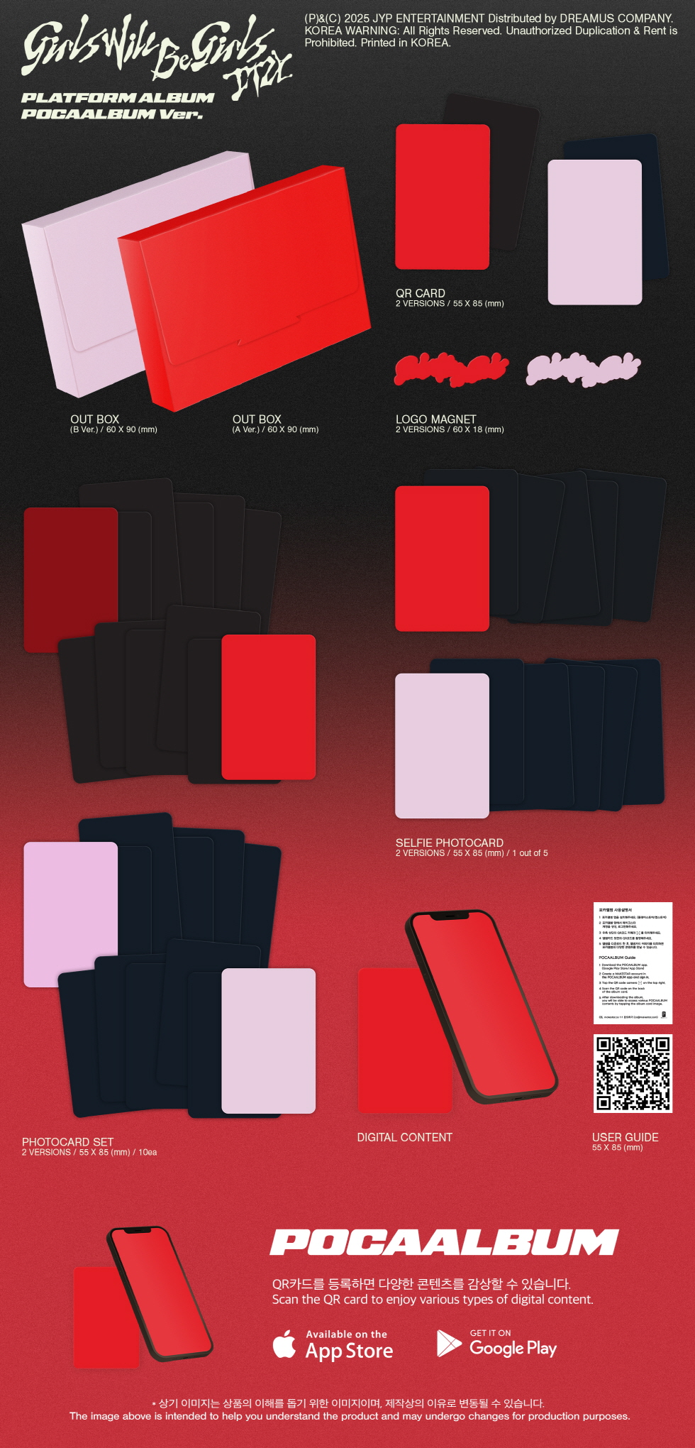 ITZY Girls Will Be Girls PLATFORM ALBUM_POCAALBUM 2types Random Ver