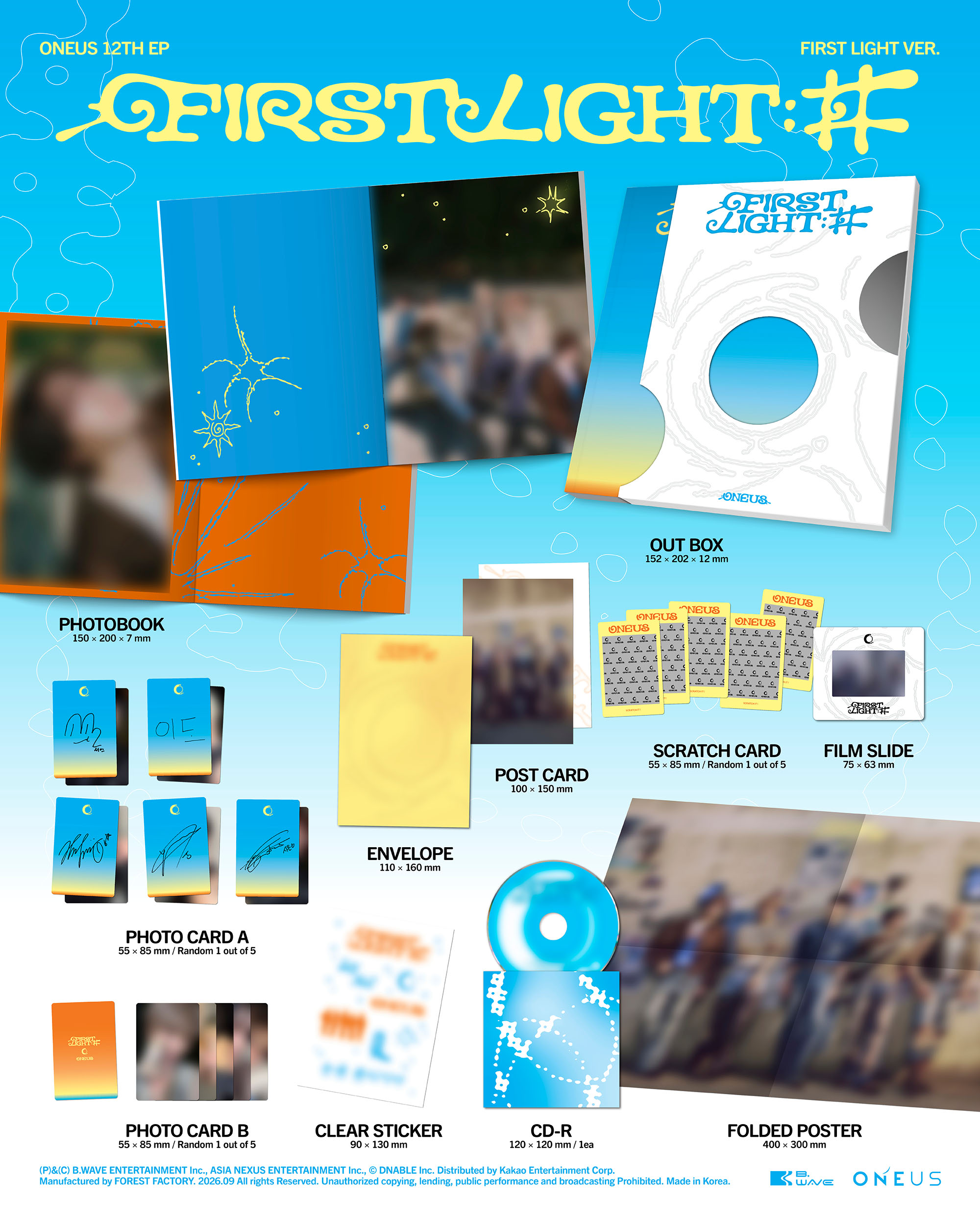 ONEUS  12th Mini FIRST LIGHT  井 FIRST LIGHT VER