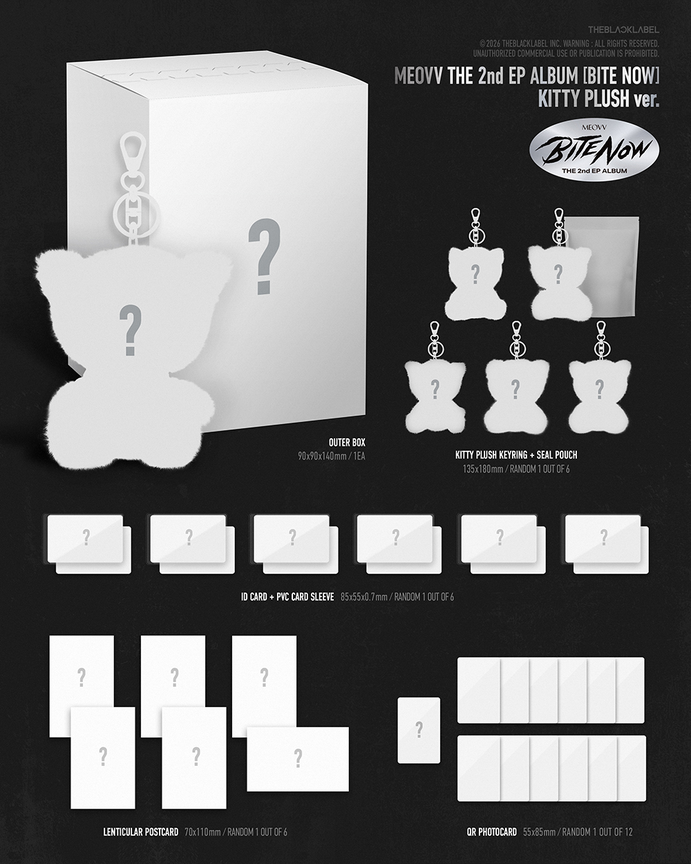 MEOVV  THE 2nd EP ALBUM BITE NOW KITTY PLUSH ver