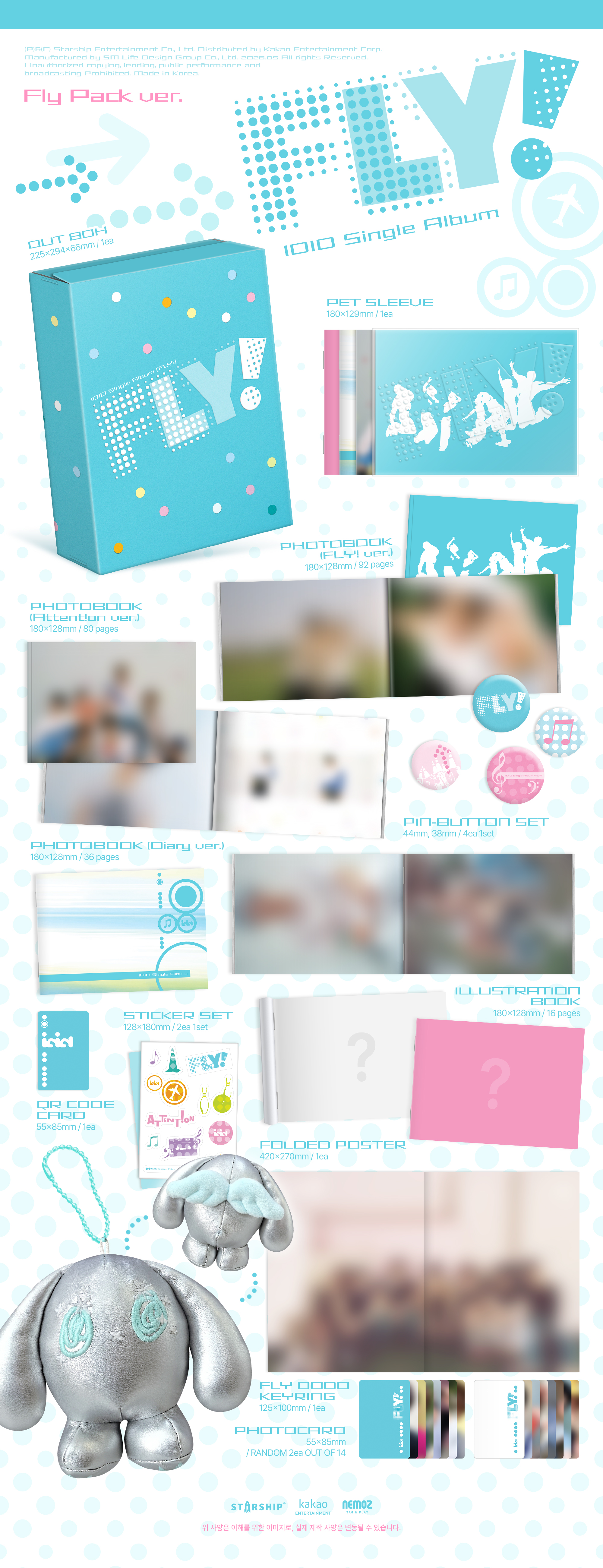 IDID  Single Album FLY! Fly Pack ver