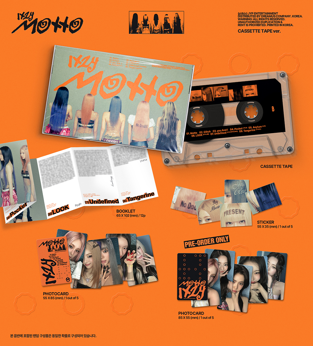 ITZY - [MOTTO] CASSETTE TAPE Version.