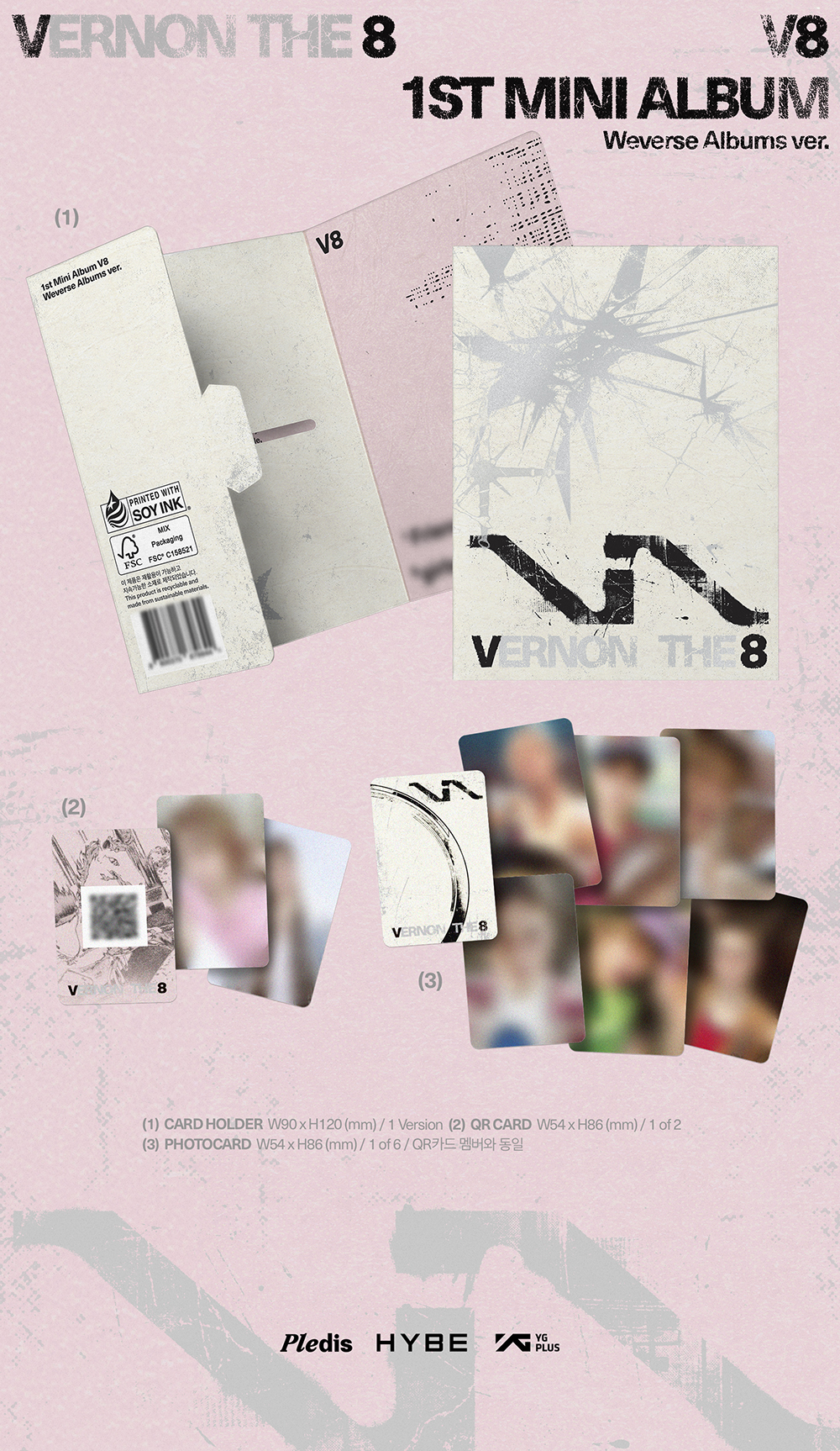 V8 SEVENTEEN  1st Mini Album V8 Weverse Albums ver