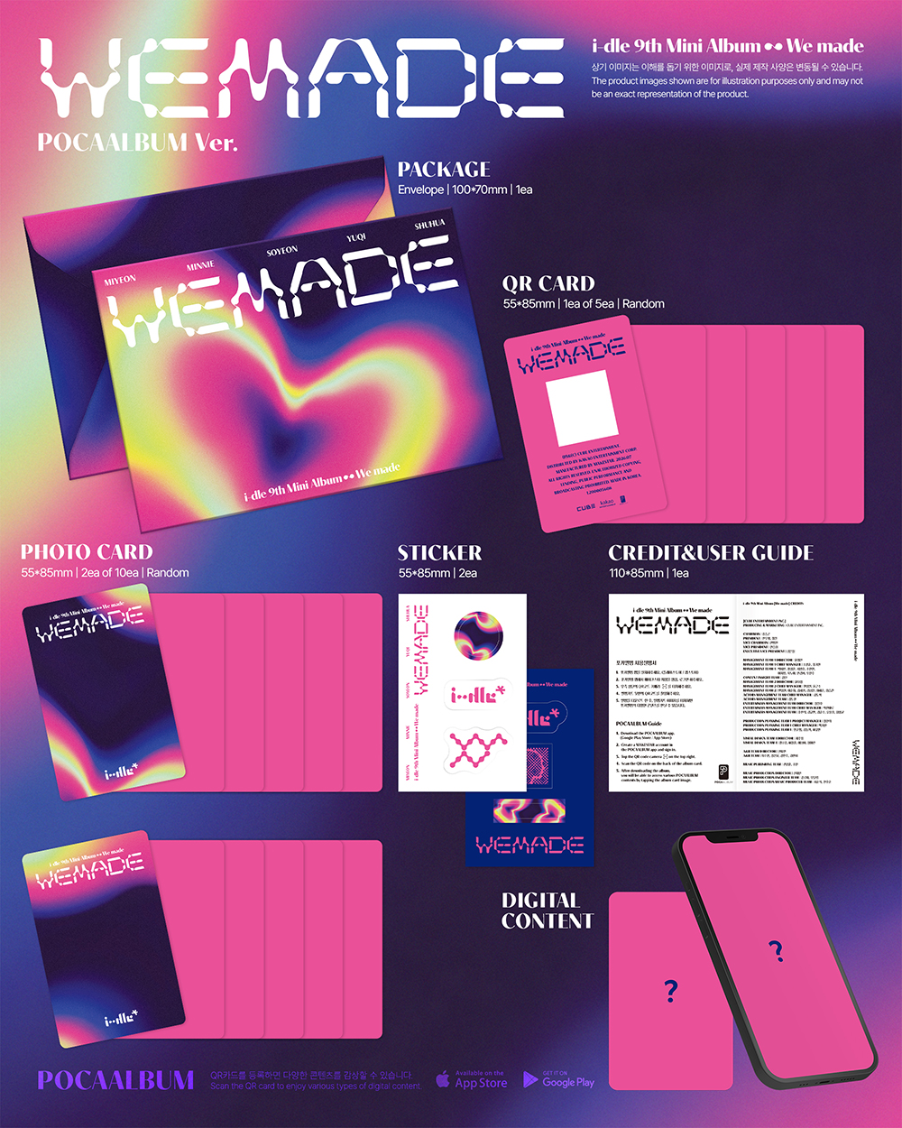 idle  9th Mini Album We made POCAALBUM Ver