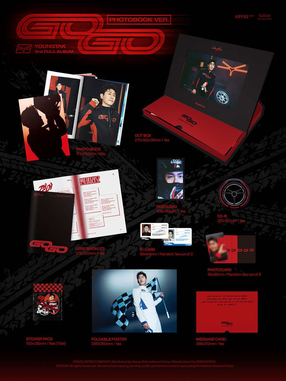 YOUNGTAK  3RD ALBUM GOGO PHOTOBOOK VER