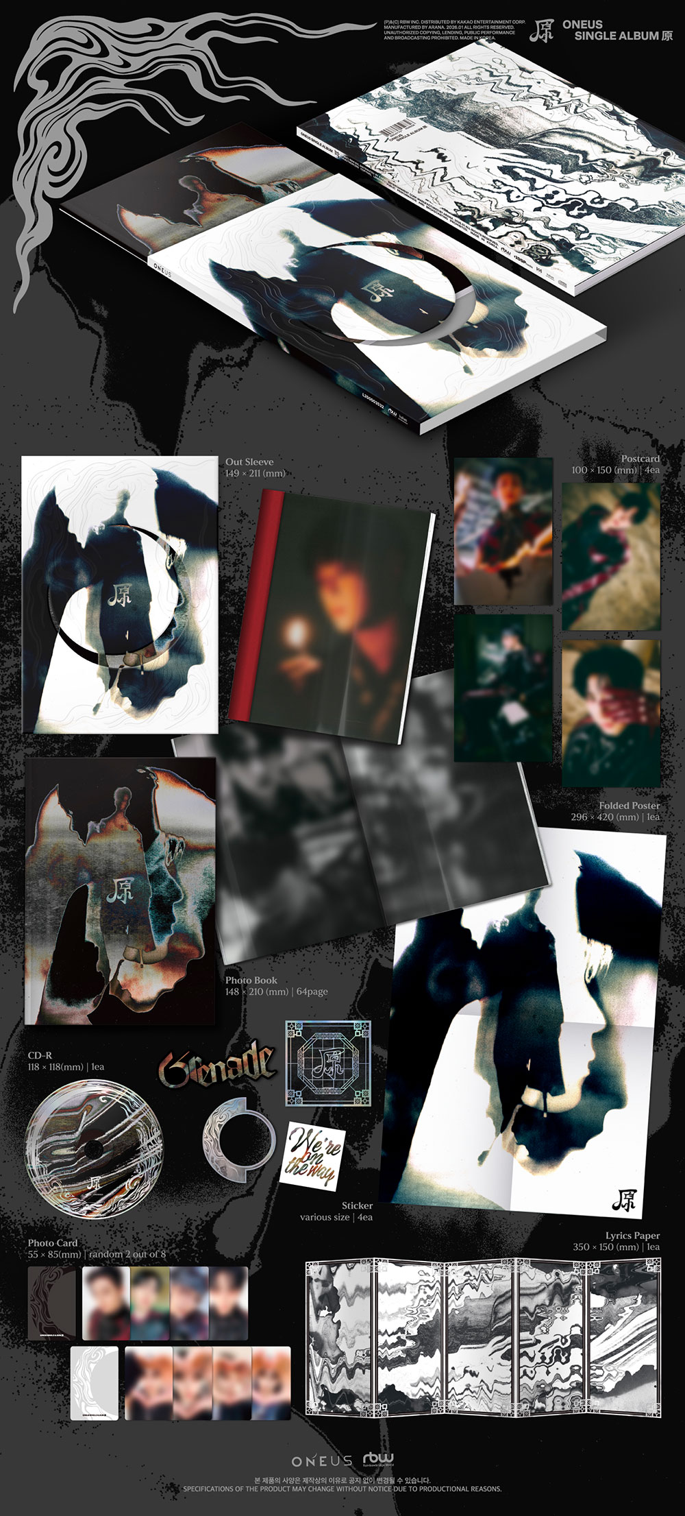 ONEUS  SINGLE ALBUM ‘原