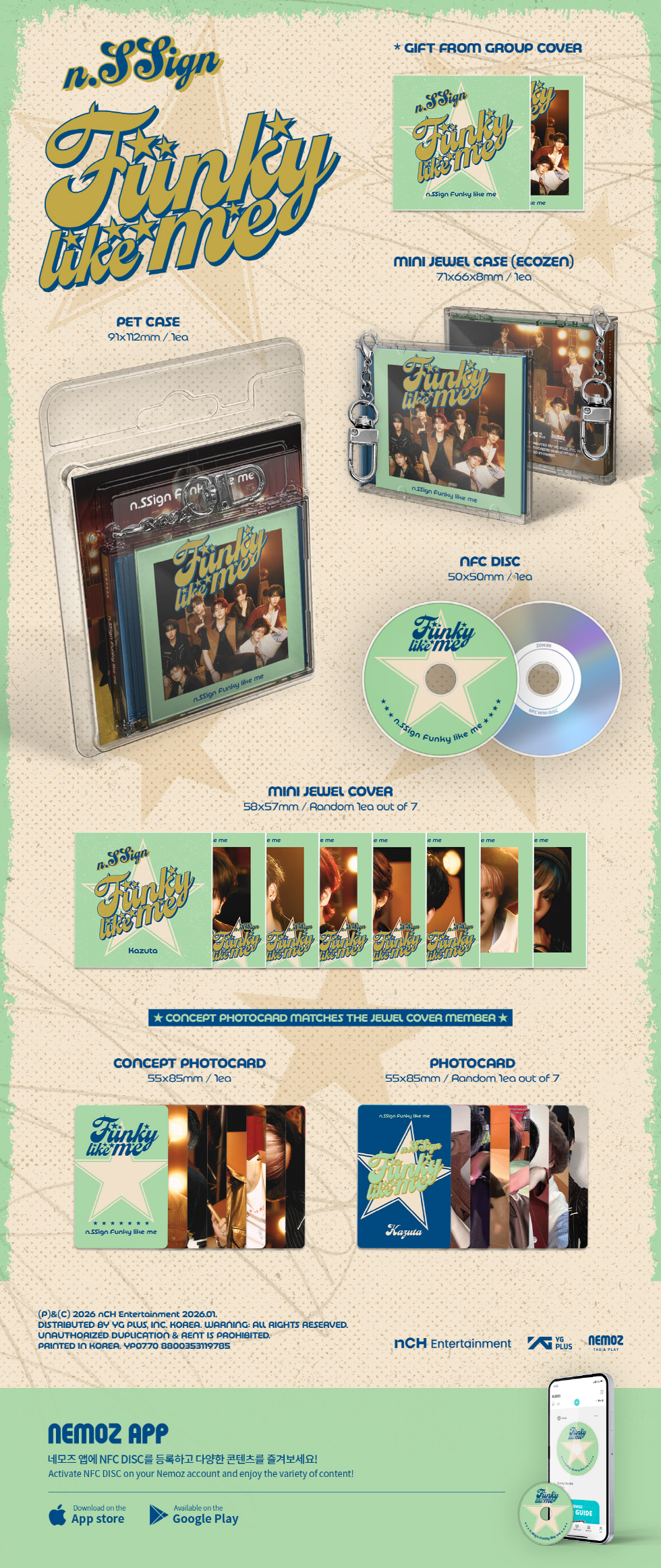 nSSign  Funky like me Mini Jewel ver