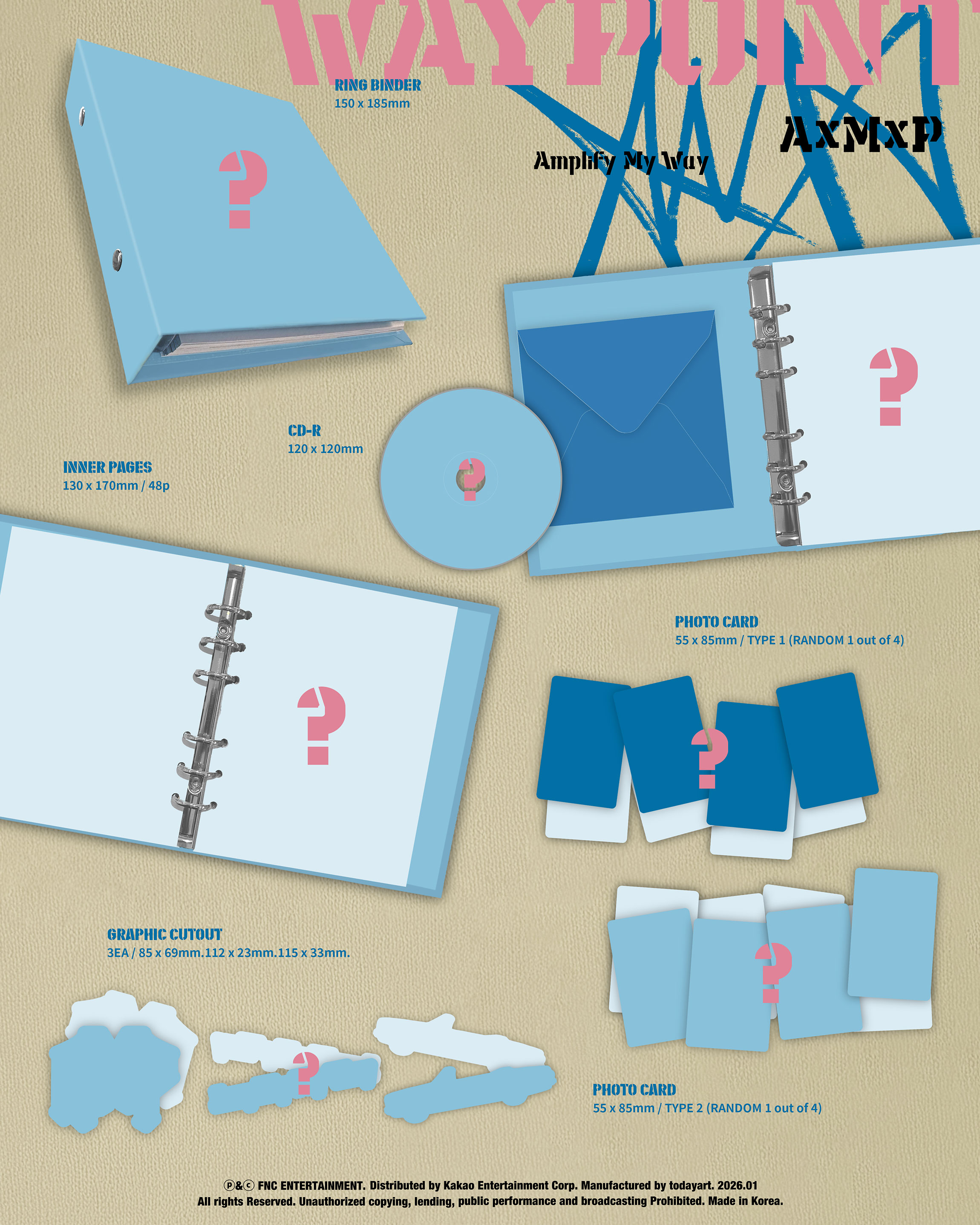 AxMxP  1ST MINI ALBUM Amplify My Way WAYPOINT ver