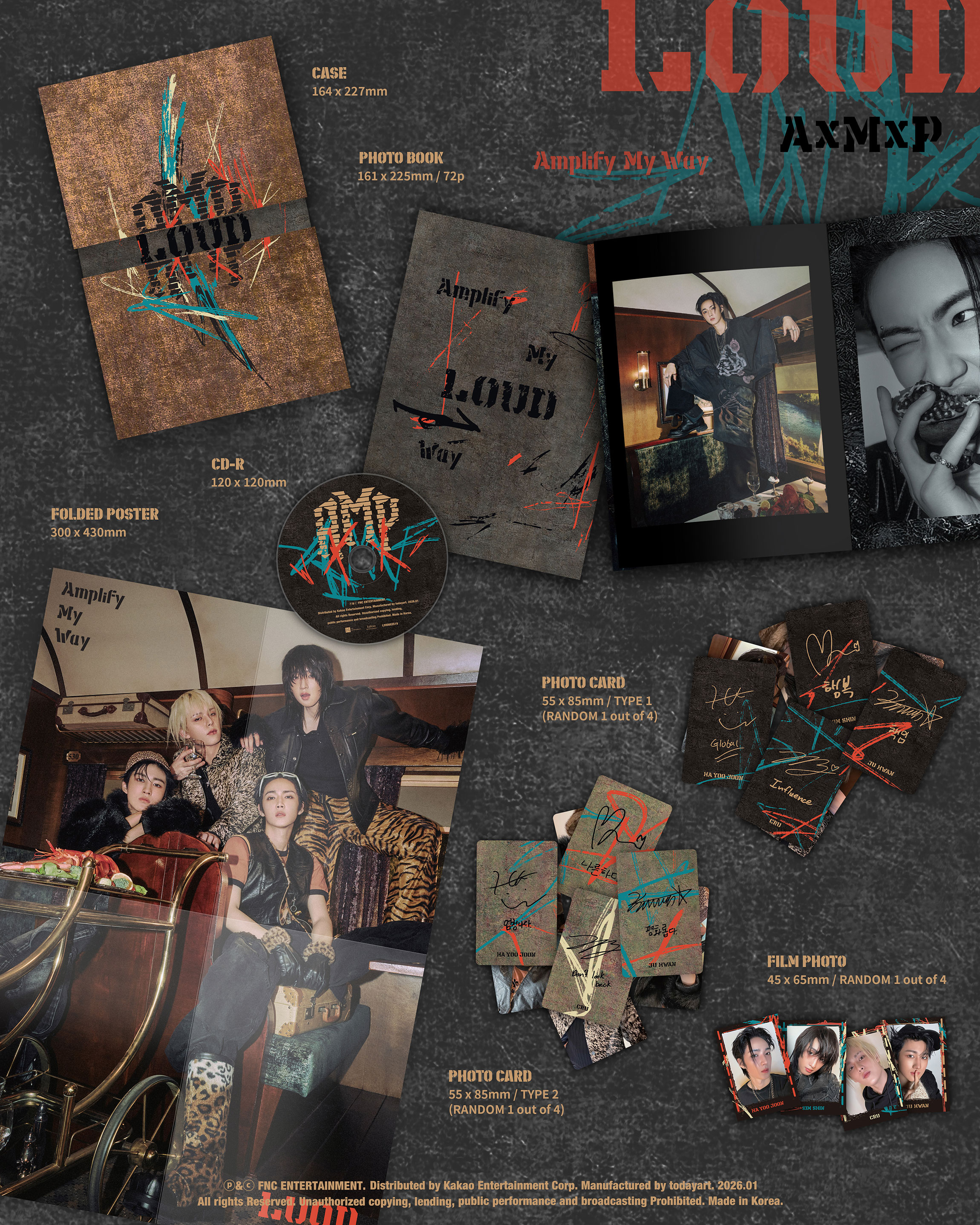 AxMxP  1ST MINI ALBUM Amplify My Way LOUD ver