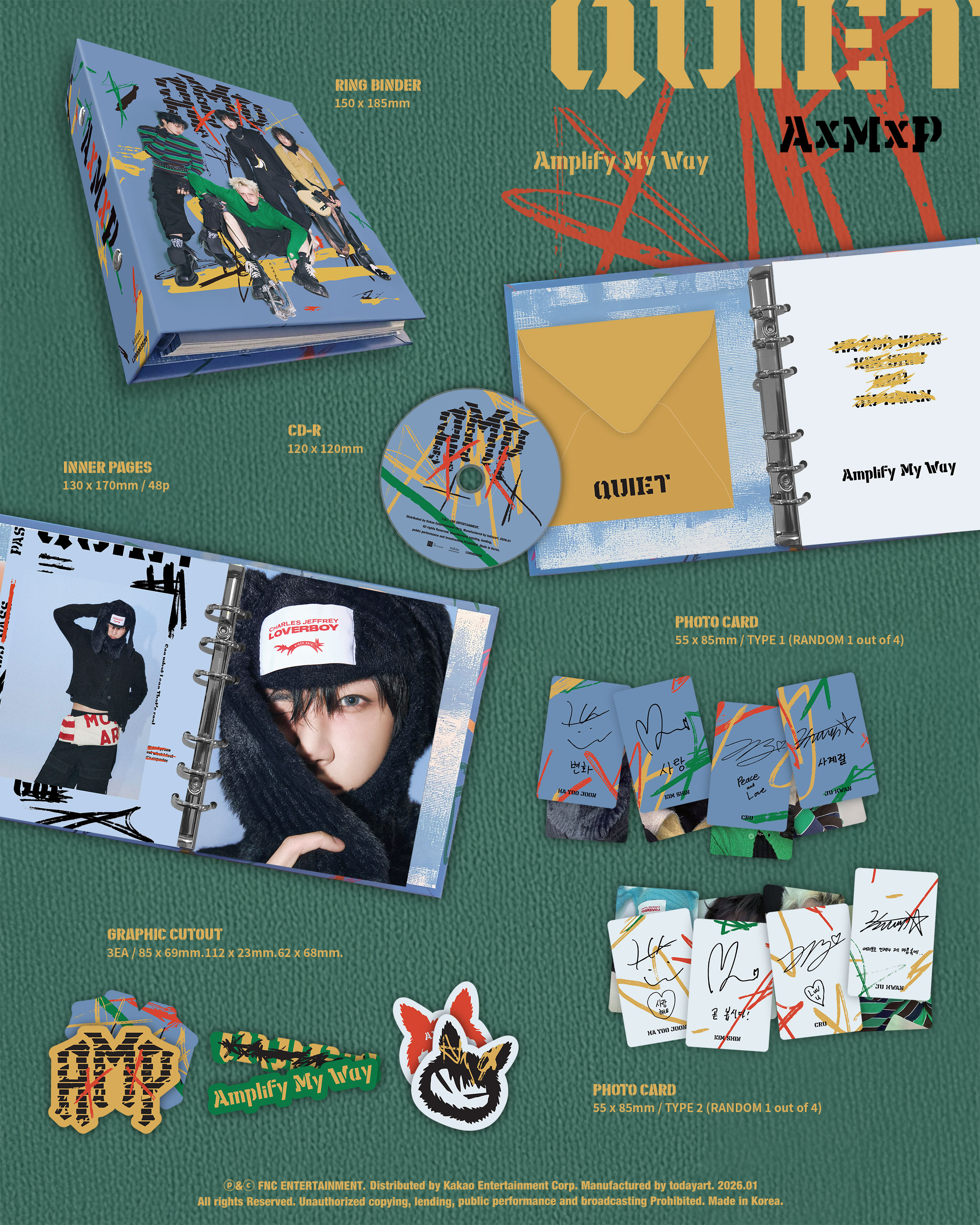 AxMxP  1ST MINI ALBUM Amplify My Way QUIET ver