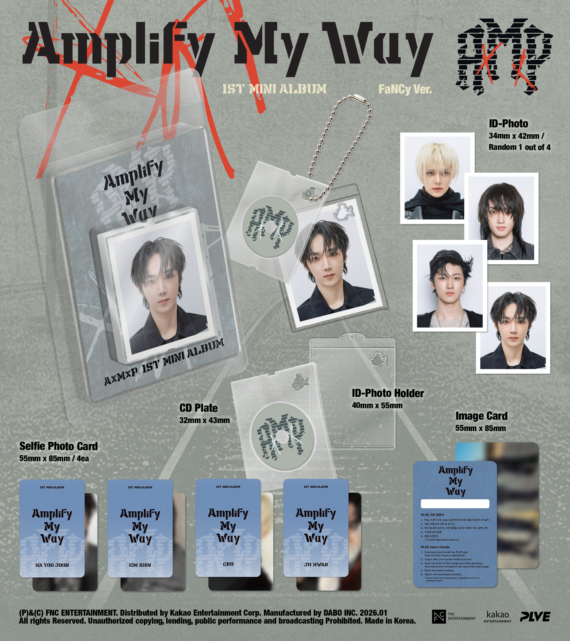 AxMxP  1ST MINI ALBUM Amplify My Way FaNCy ver