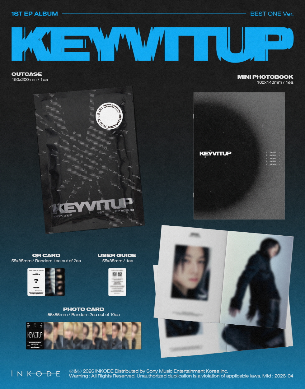 KEYVITUP  1ST EP ALBUM KEYVITUP BEST ONE VER PLATFORM