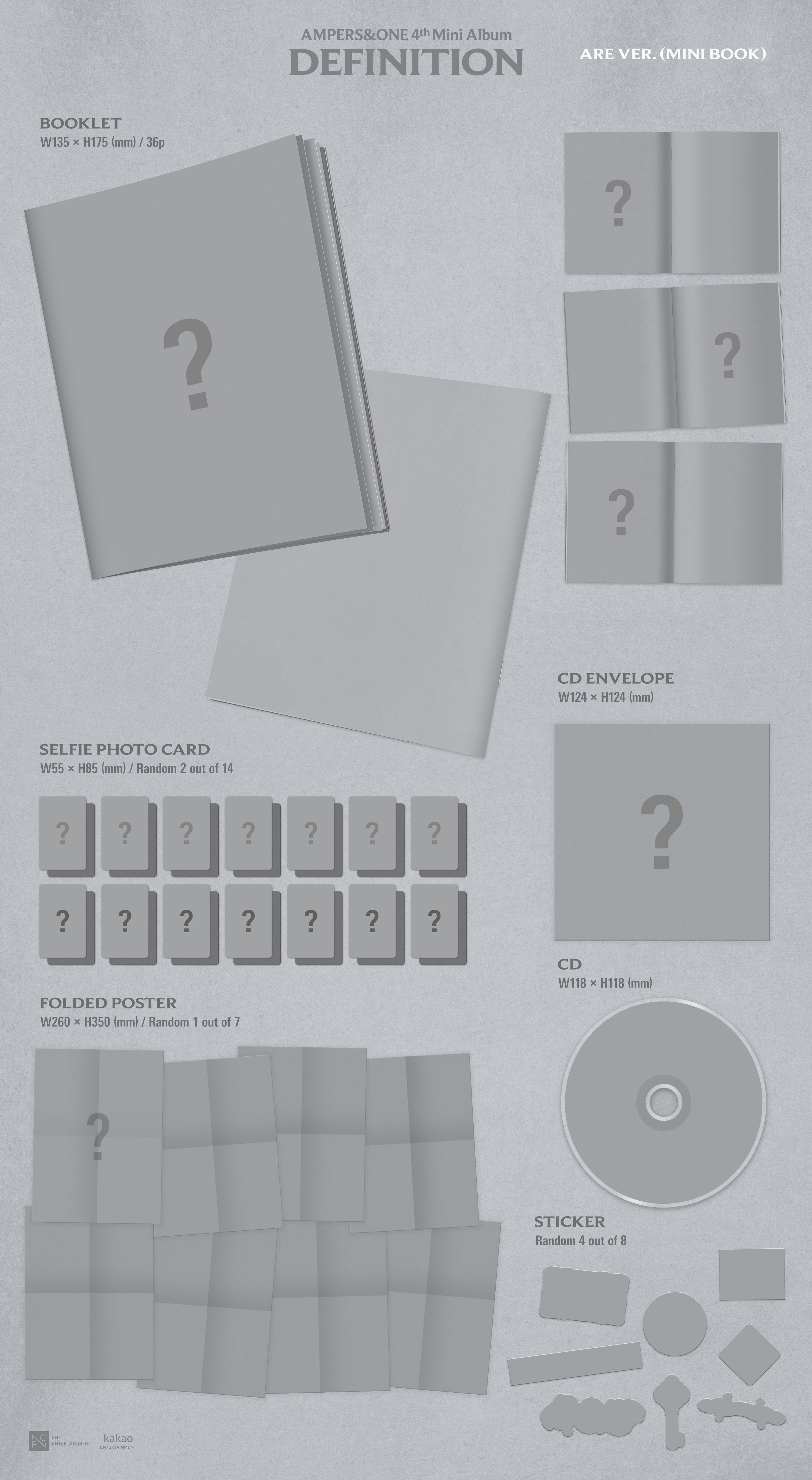 AMPERS&ONE  4TH MINI ALBUM DEFINITION ARE Ver