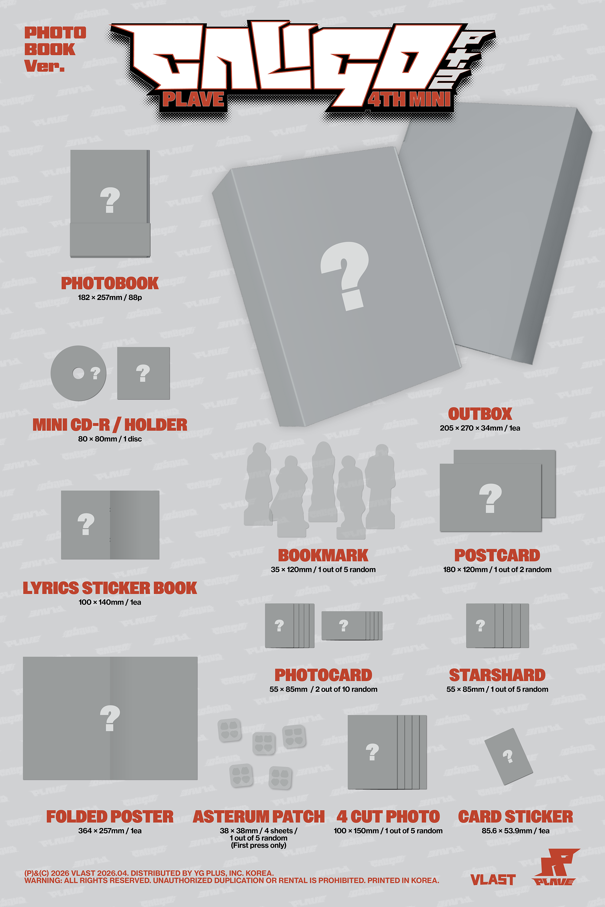 PLAVE  4th Mini Album Caligo Pt2 PHOTOBOOK Ver