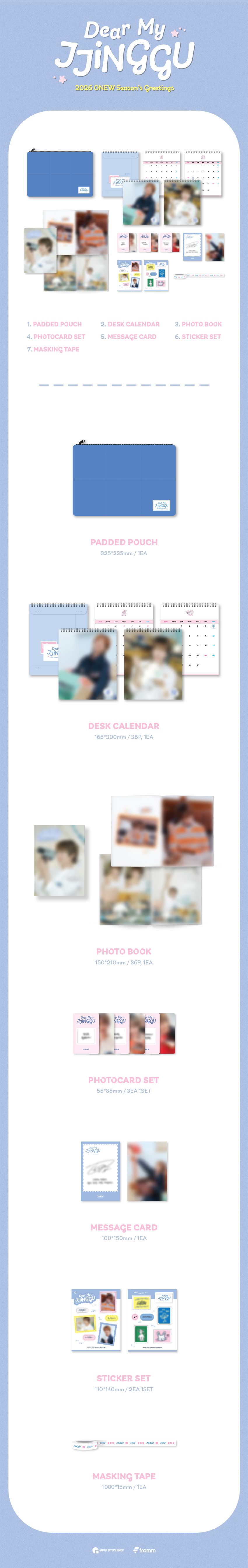ONEW  2026 ONEW SEASONS GREETINGS Dear My JJINGGU