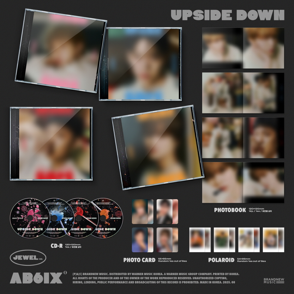 AB6IX 10TH EP UPSIDE DOWN JEWEL VER 4types Random Ver