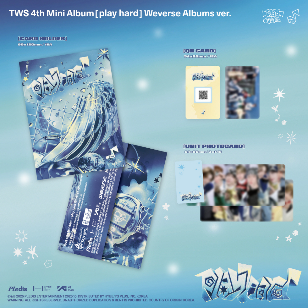 TWS 4th Mini Album ‘play hard’ Weverse Albums ver