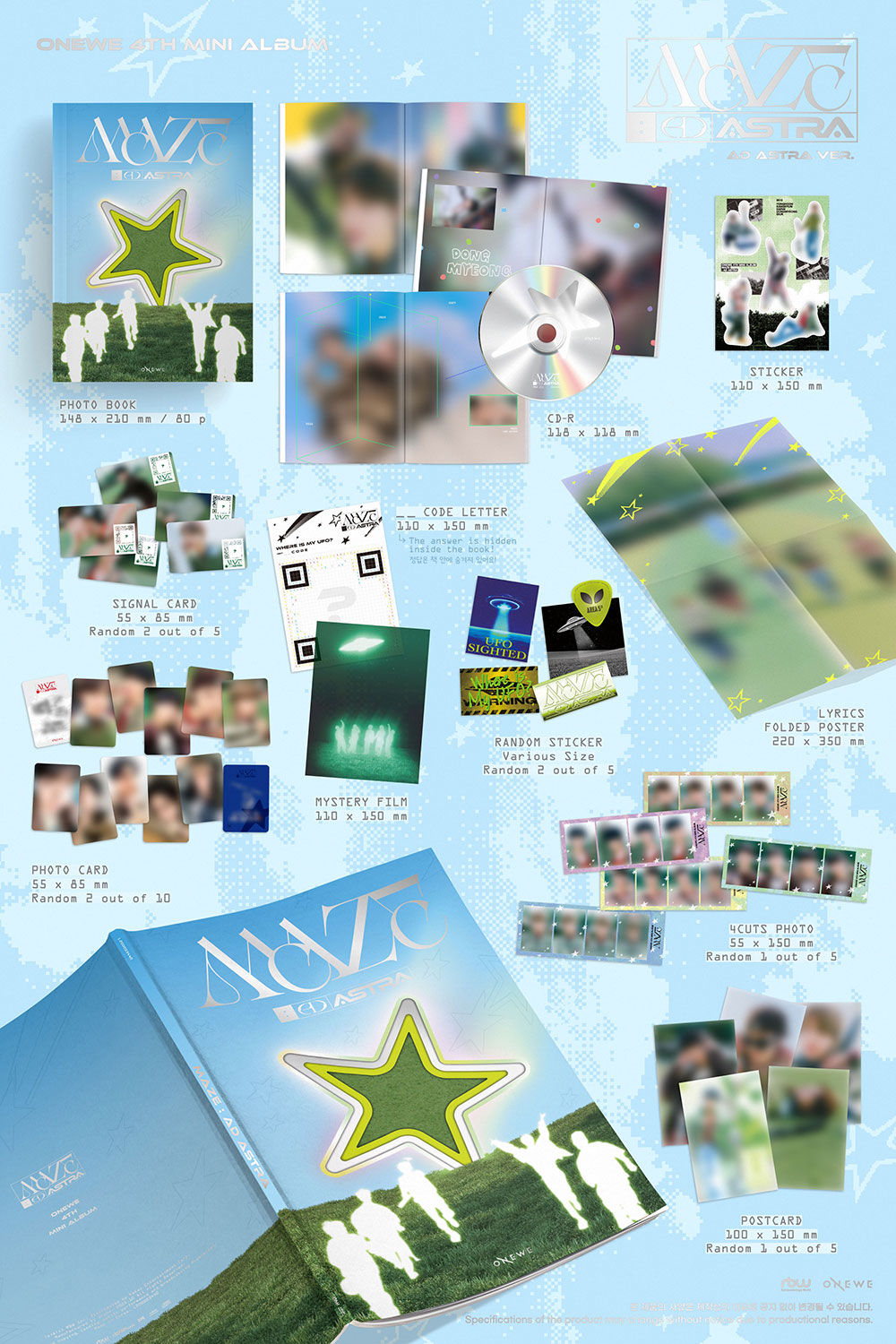ONEWE  4th Mini Album MAZE  AD ASTRA AD ASTRA ver