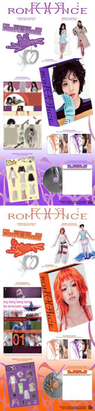 BIBI 2nd Album EVE ROMANCE EVE ver / EVE1 ver 2types Random Ver
