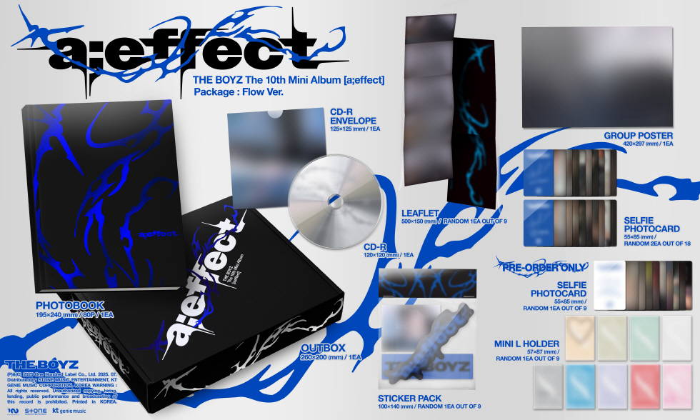THE BOYZ The 10th Mini Album a;effect Flow Ver