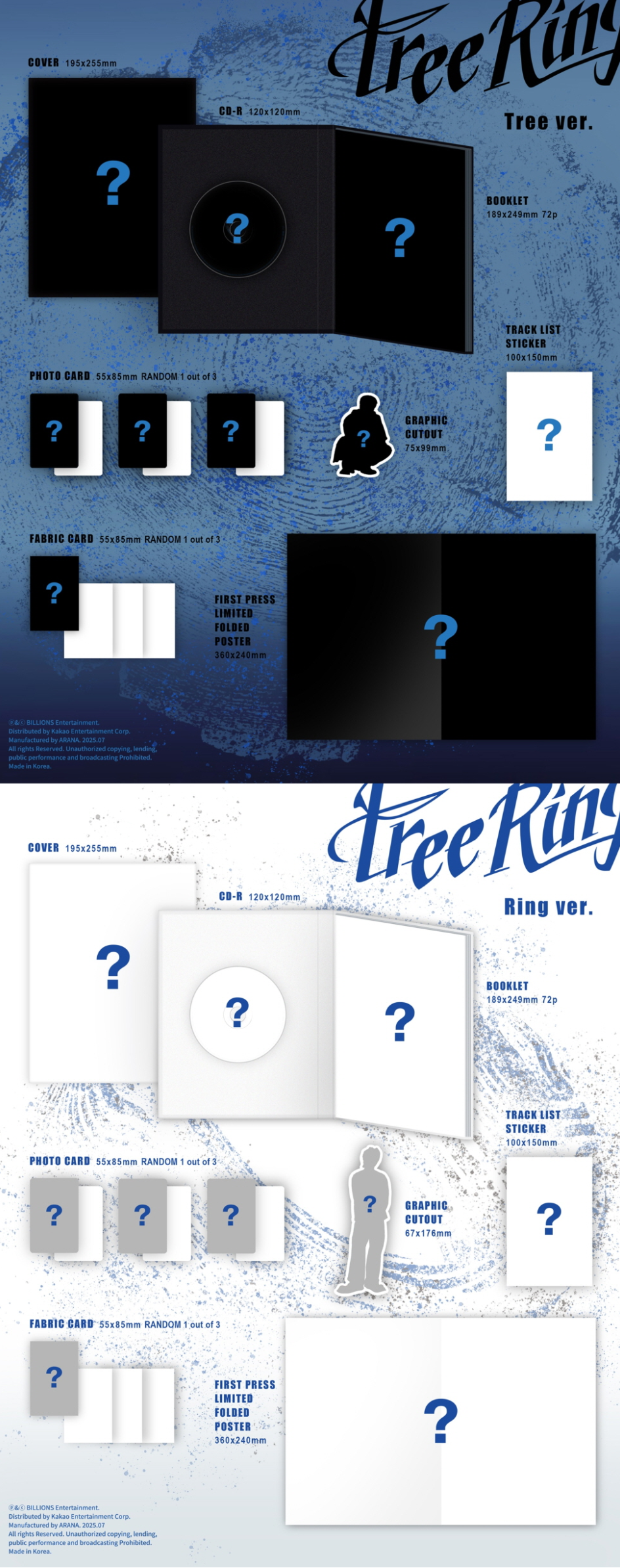 NAM WOO HYUN 5th Mini Album Tree Ring Tree ver / Ring ver 2types Random Ver