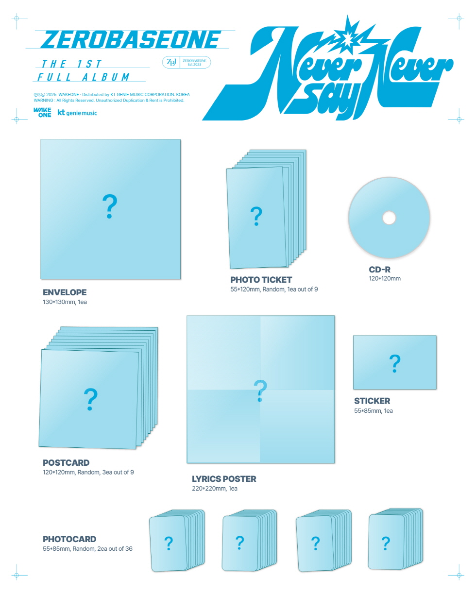 ZEROBASEONE THE 1ST FULL ALBUM NEVER SAY NEVER SLAM DUNK Ver