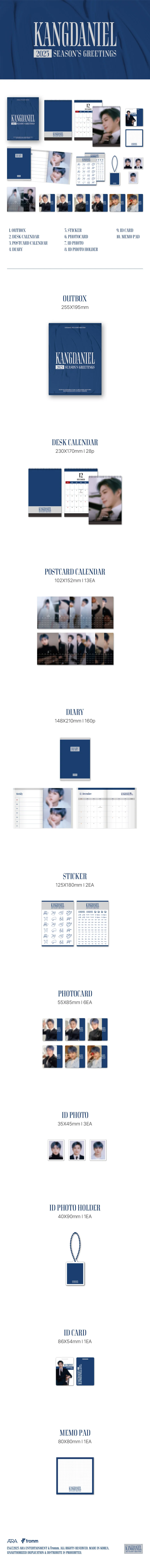 KANGDANIEL 2025 SEASONS GREETINGS