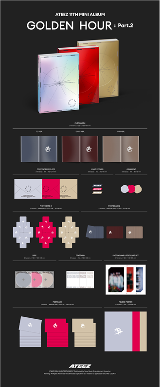 ATEEZ GOLDEN HOUR Part2 Random ver
