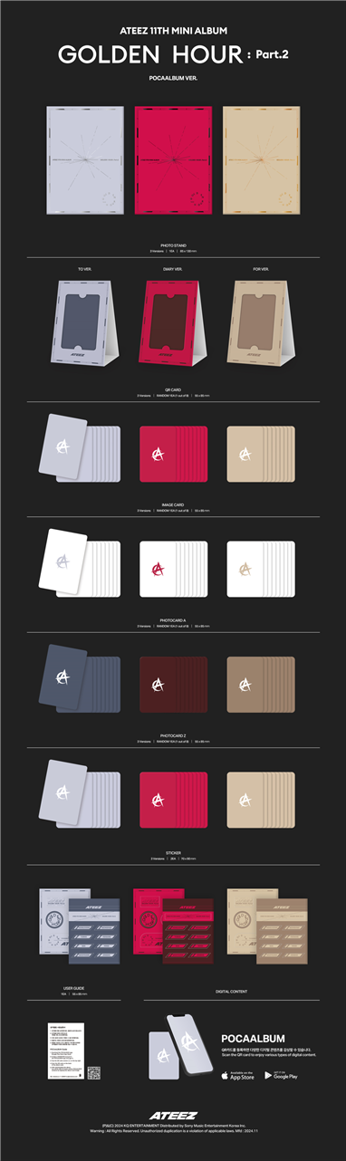 ATEEZ GOLDEN HOUR Part2 POCAALBUM VER