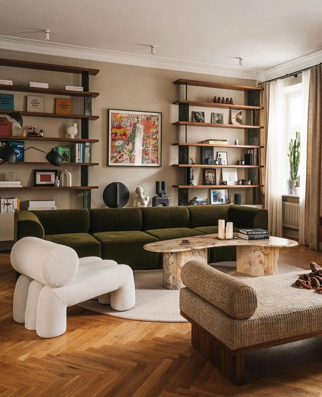 Artistic Modern Living Room