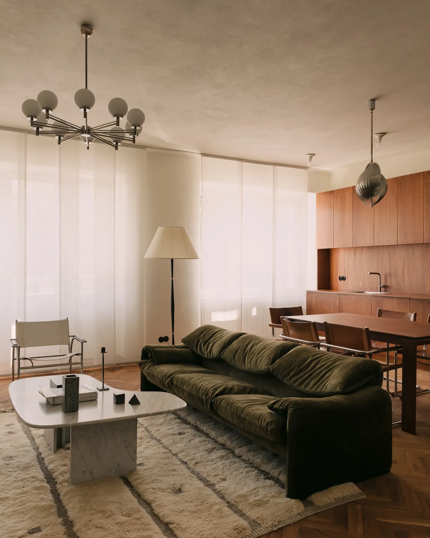 Scandinavian Forest Living Room