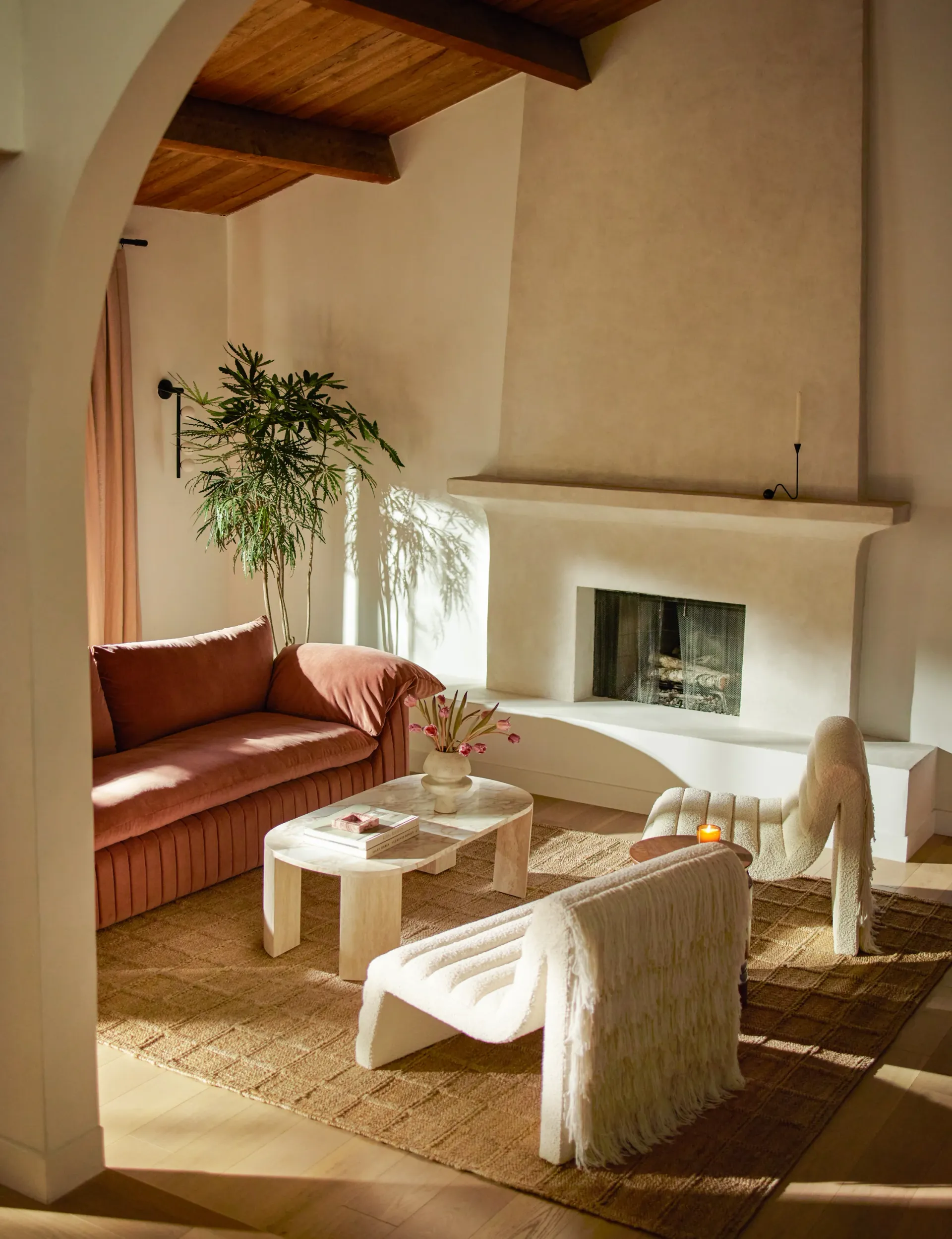 Boho Chic Barn Living Room