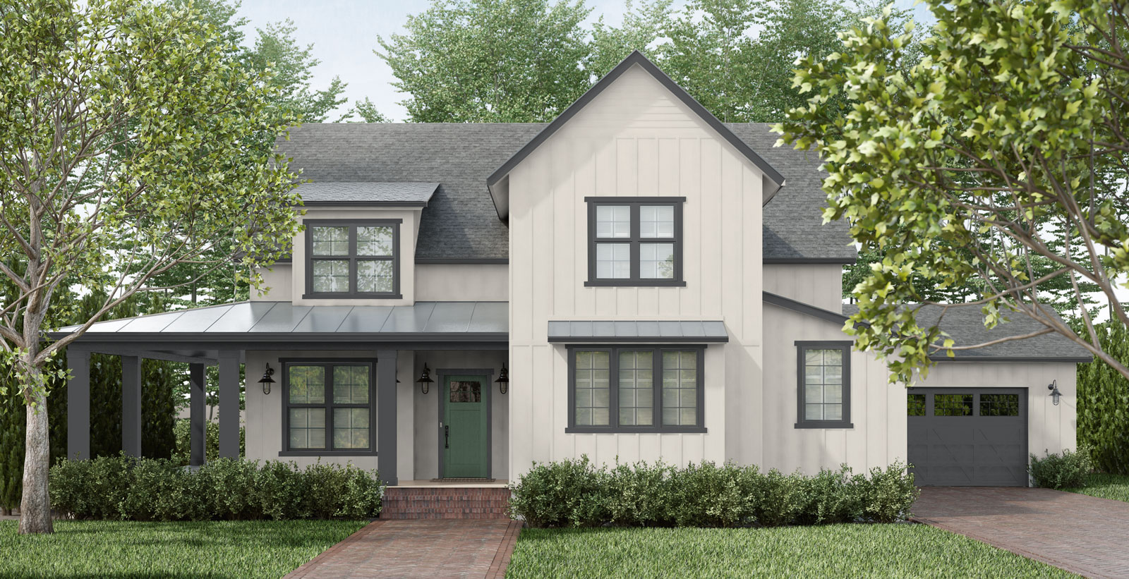 Farmhouse Exterior: Timeless Paint Palettes