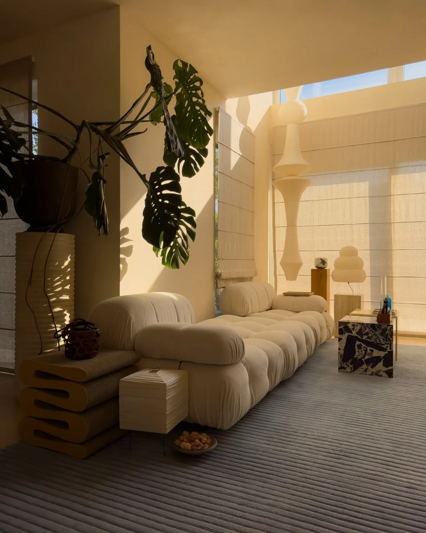 Sculptural Loft Interior: The Bubble Couch and Industrial Modernism