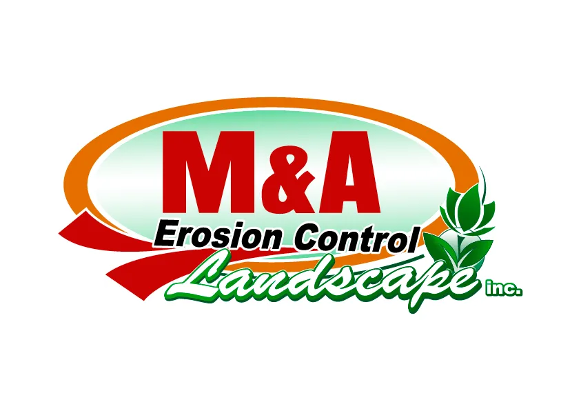 logo M & A Erosion Control And Lanscape INC