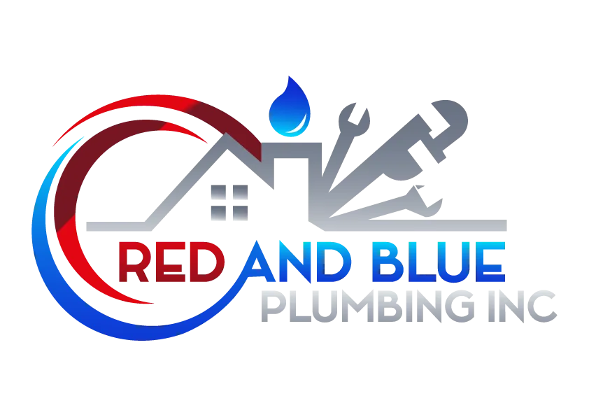 logo Red and Blue Plumbing