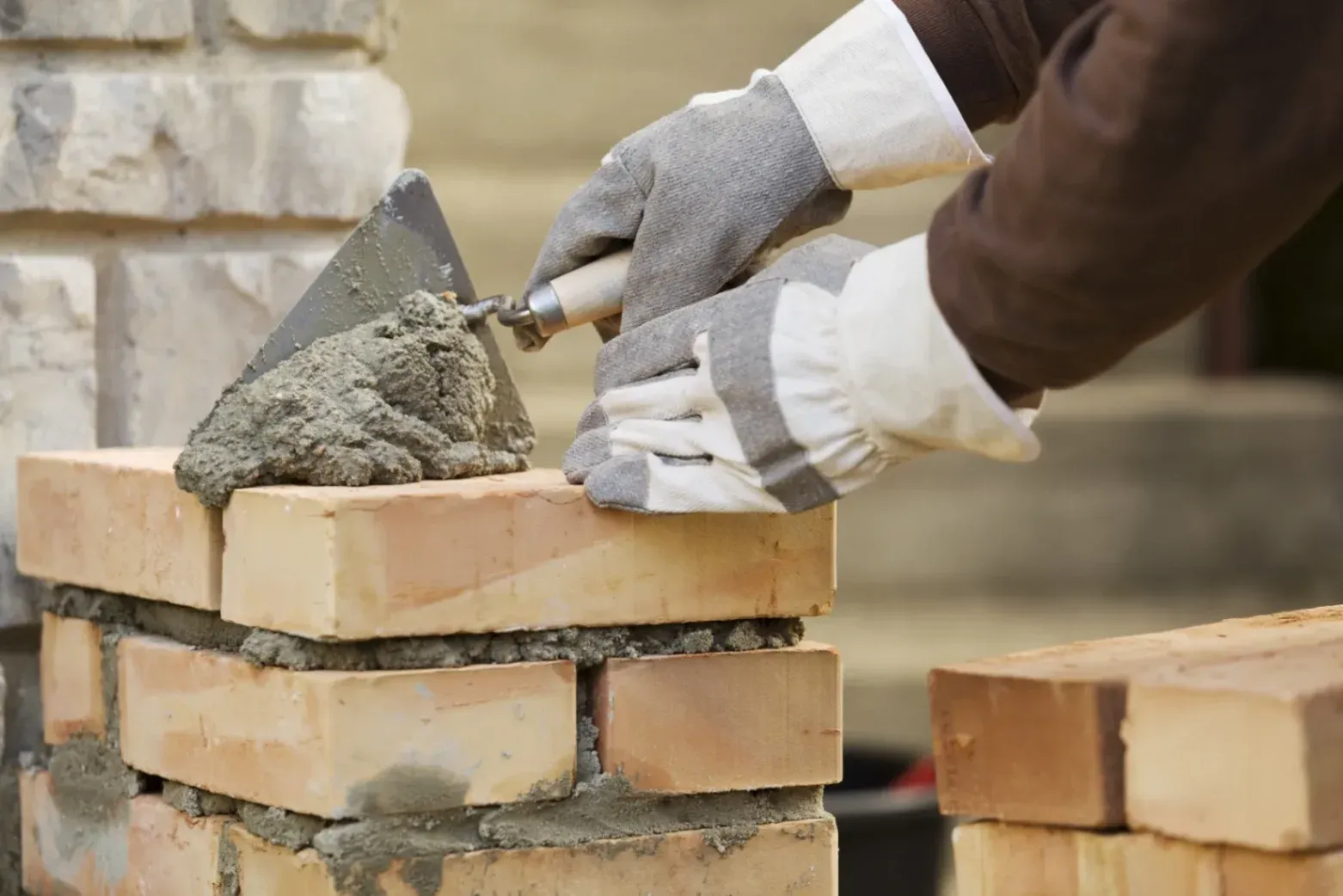 Masonry or wall work