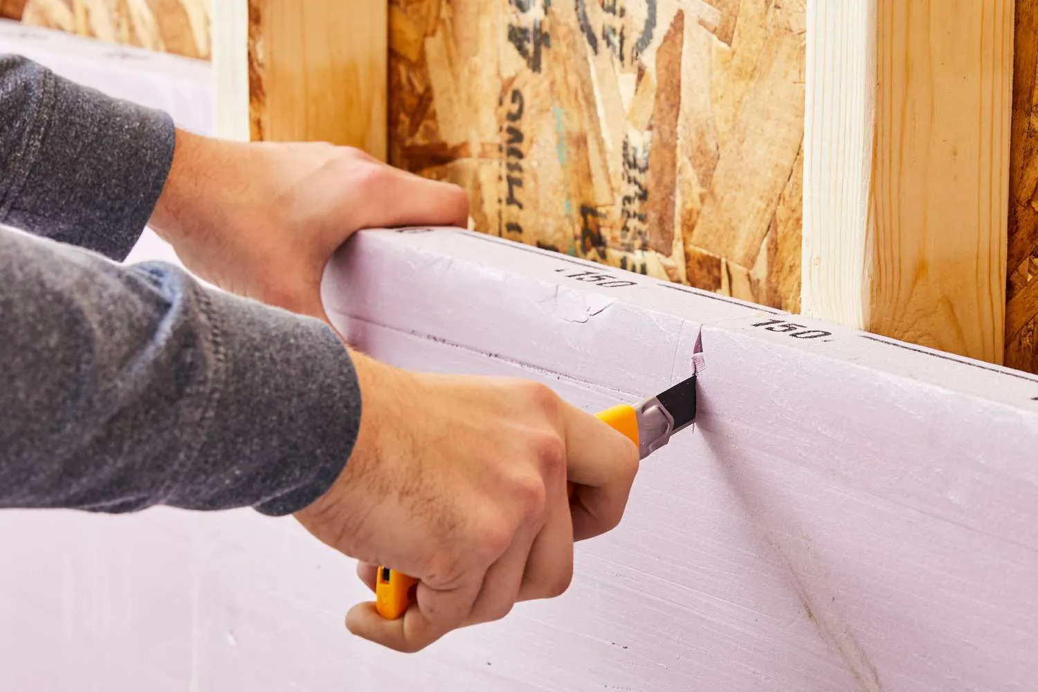 Rigid Foam Board Insulation background