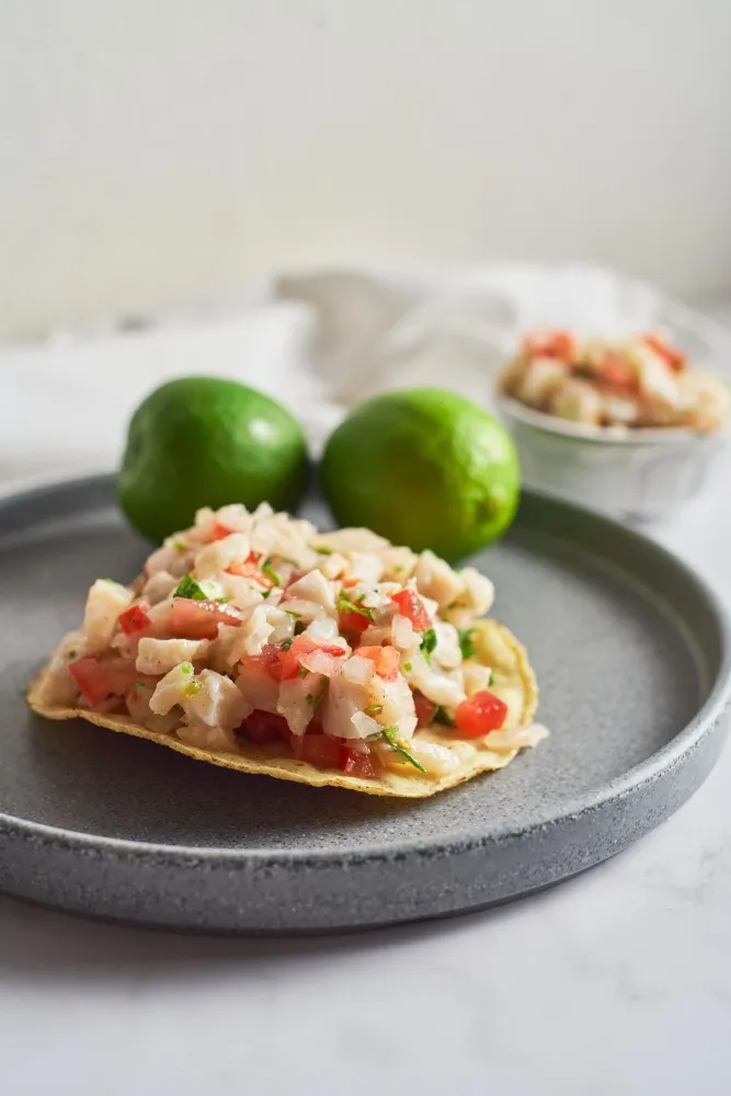 Tostada De Ceviche