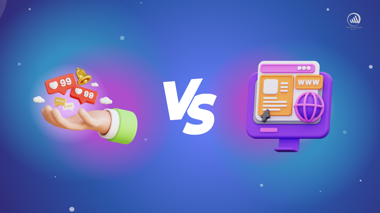 Redes Sociales Vs Sitio Web, ¿Cuál es mejor para tu negocio?