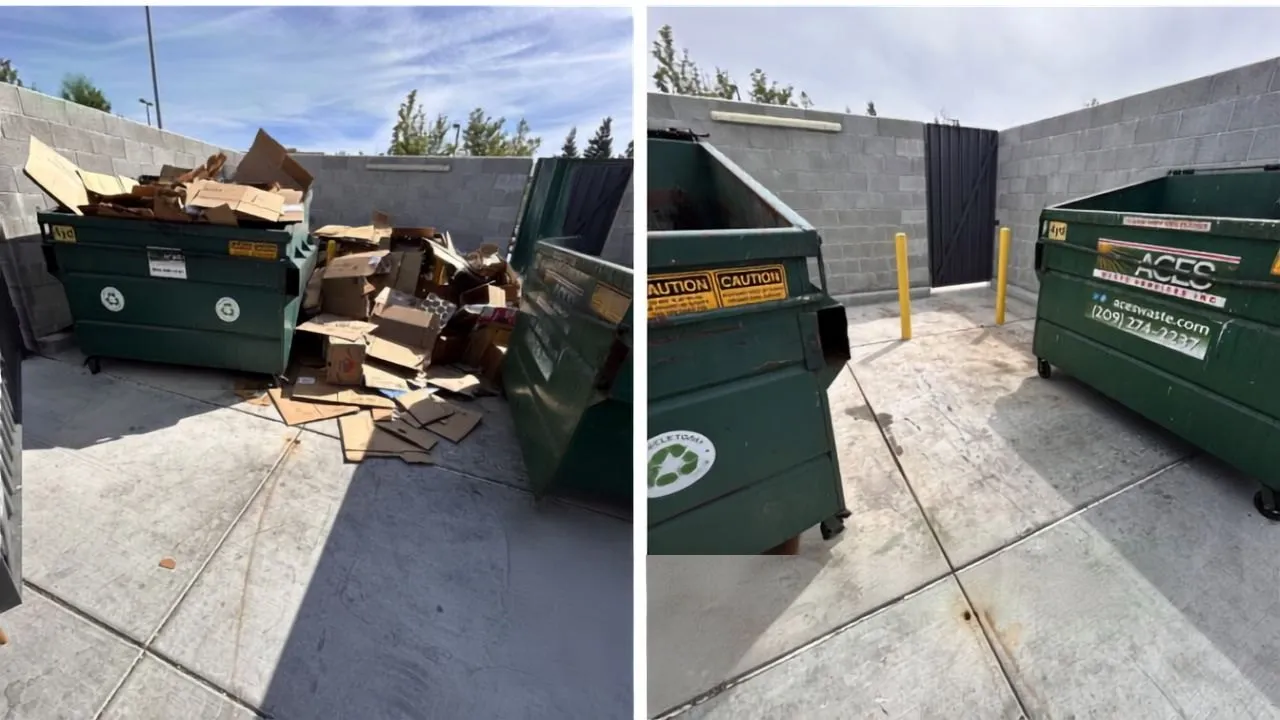 If your standard trash collector misses a pickup, or if dumpster enclosures overflow with cardboard and trash, we offer same-day commercial trash pickup in Napa, CA, to keep your business clean, sanitary, and inviting.