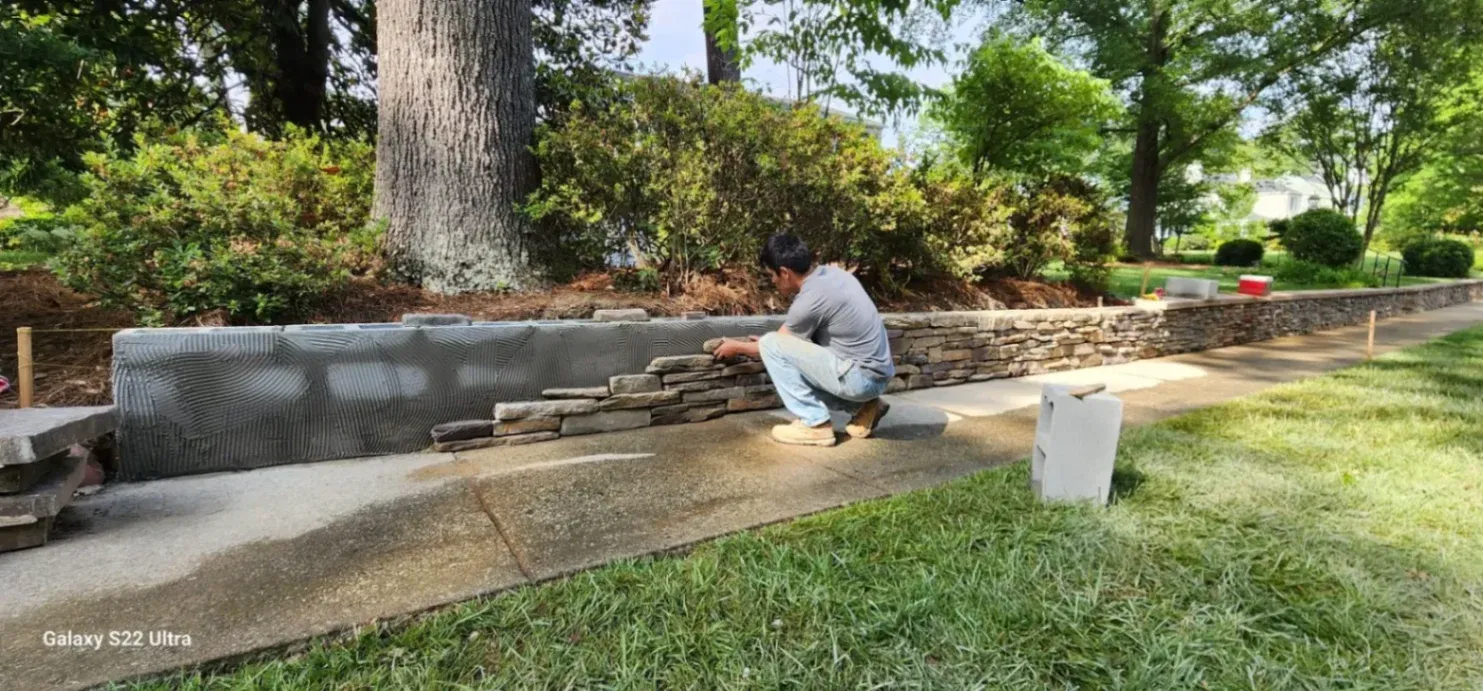 Get Our Retaining Walls that Add Structural Integrity & Visual Appeal - Hardscaping Contractor in Winston-Salem, NC
