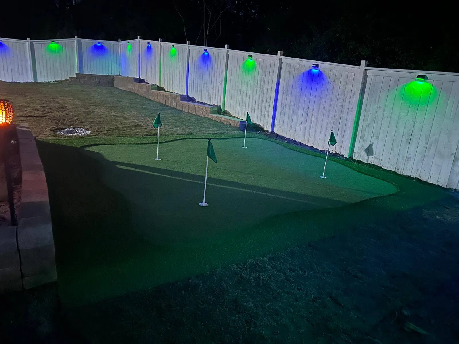 At Georgia Landscaping and Hardscaping, we turn "just grass" into a private mini-golf course. This is a project we completed in Powder Springs, GA