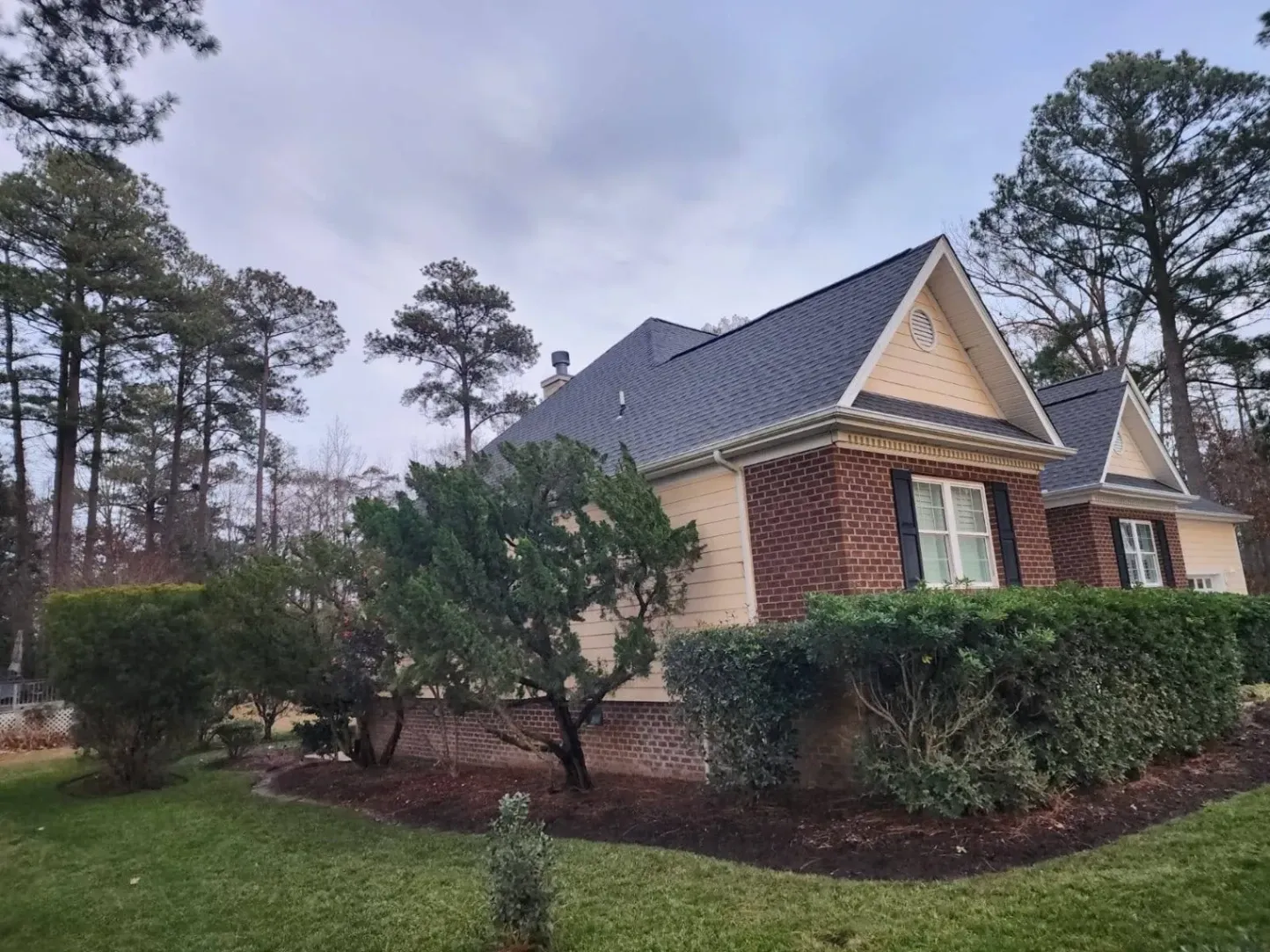 A completed roofing installation project in a residential property - Residential Roofing in South Mills, NC